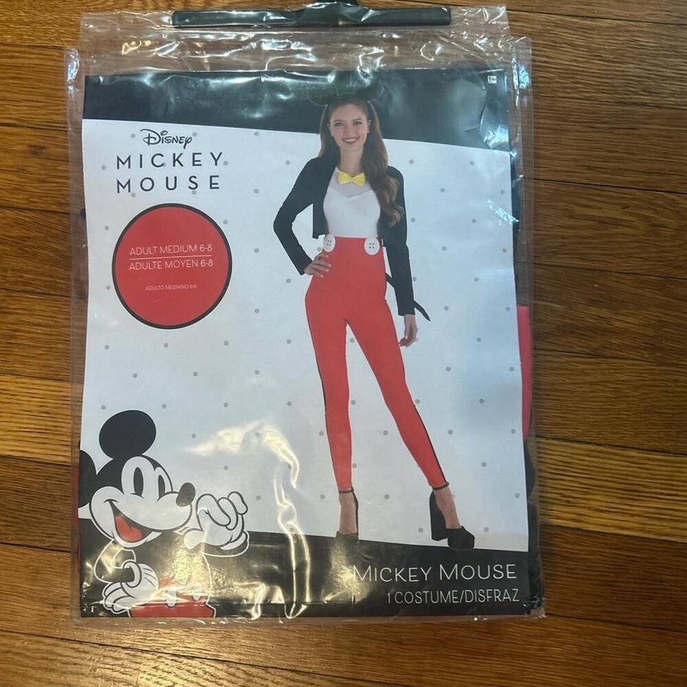 Disney Mickey Mouse Catsuit Halloween Party Costume Medium 6-8